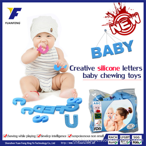 Educational Silicone Letter Baby Puzzle Toy Funny Baby Toys for Sale